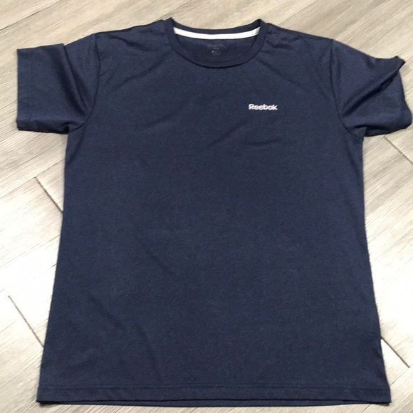 Reebok Navy/Black Short Sleeve Crew Neck T-Shirt - Picture 3 of 7
